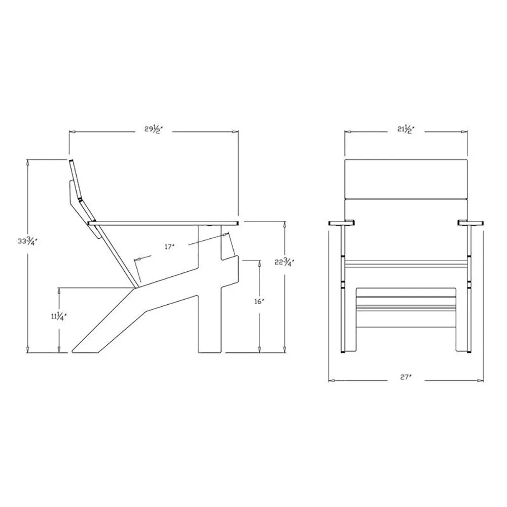 Tall Lollygagger Lounge and End Table Bundle