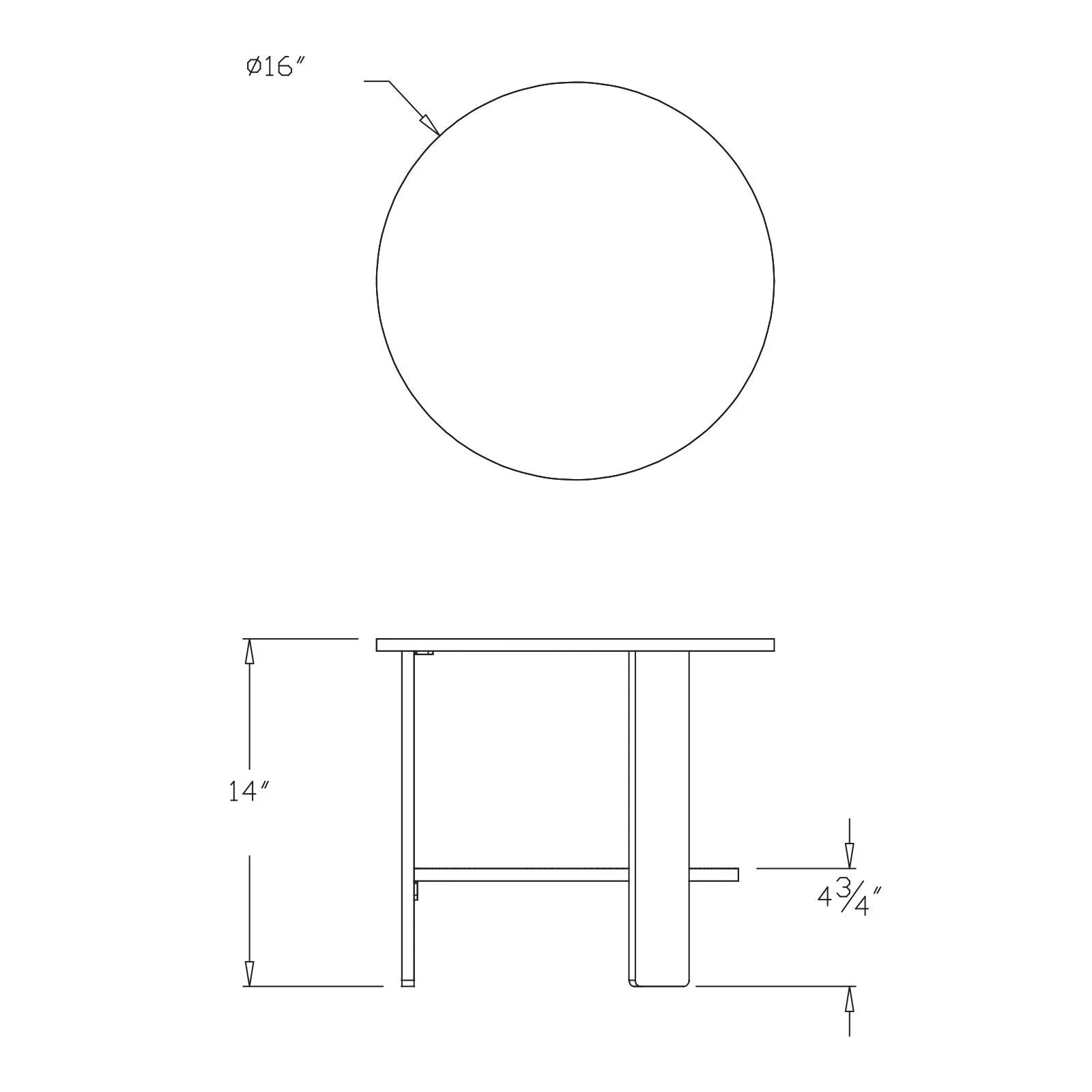 Tall Lollygagger Lounge and End Table Bundle