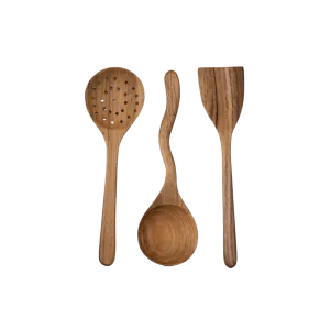 Teak Cooking Set of 3 | 31cm Zoco Home