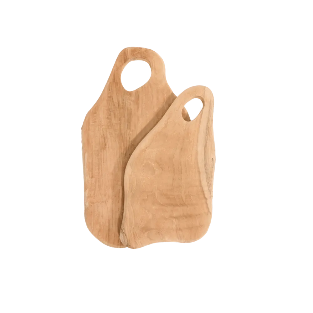 Teak Cutting Board | Abstract | 30cm Zoco Home