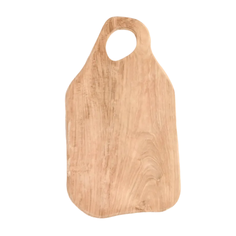 Teak Cutting Board - Abstract  | 40cm Zoco Home