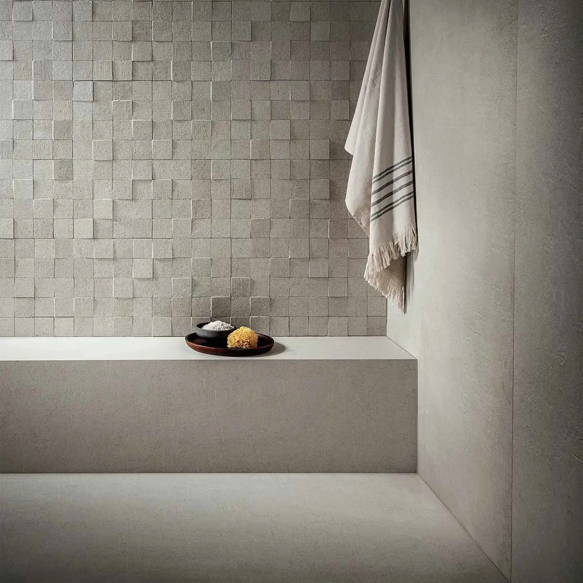 Terra Crea Calce Concrete Effect Porcelain Tile 60x120cm Matt