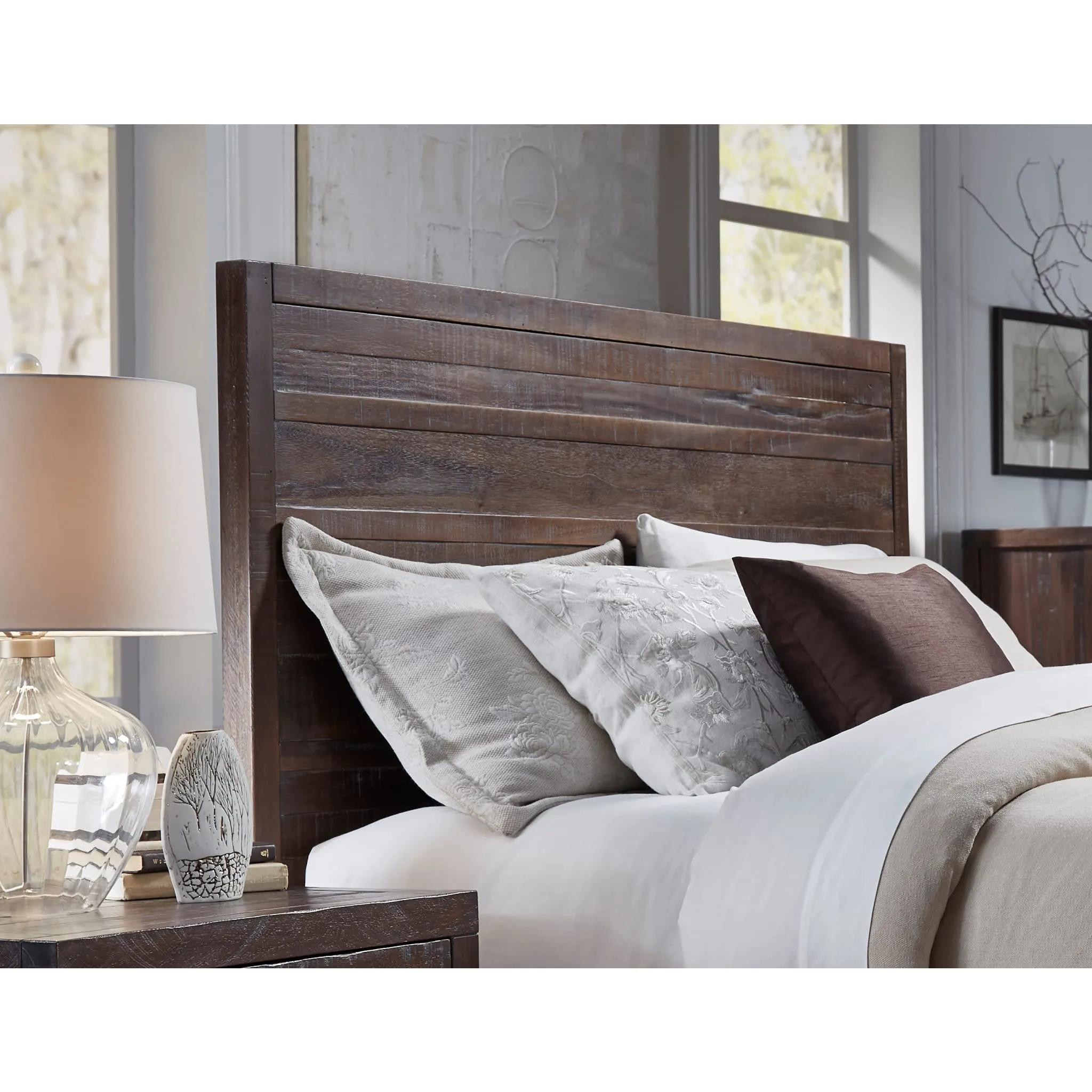 Townsend Solid Wood Storage Bed in Java Modus