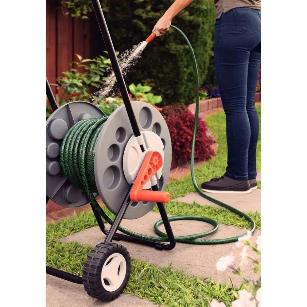Tramontina Hose Reel Cart with Wheels 1/2" x 55m
