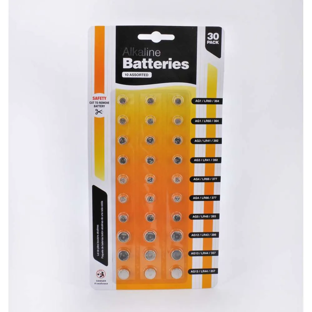 UBL Alkaline Button Cell 30pk