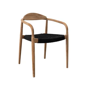 Ventura Outdoor Dining Chair | Black Zoco Home