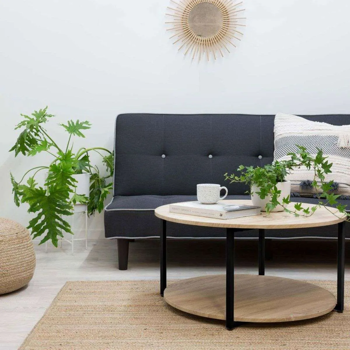 Vigo Coffee Table - Black Mocka