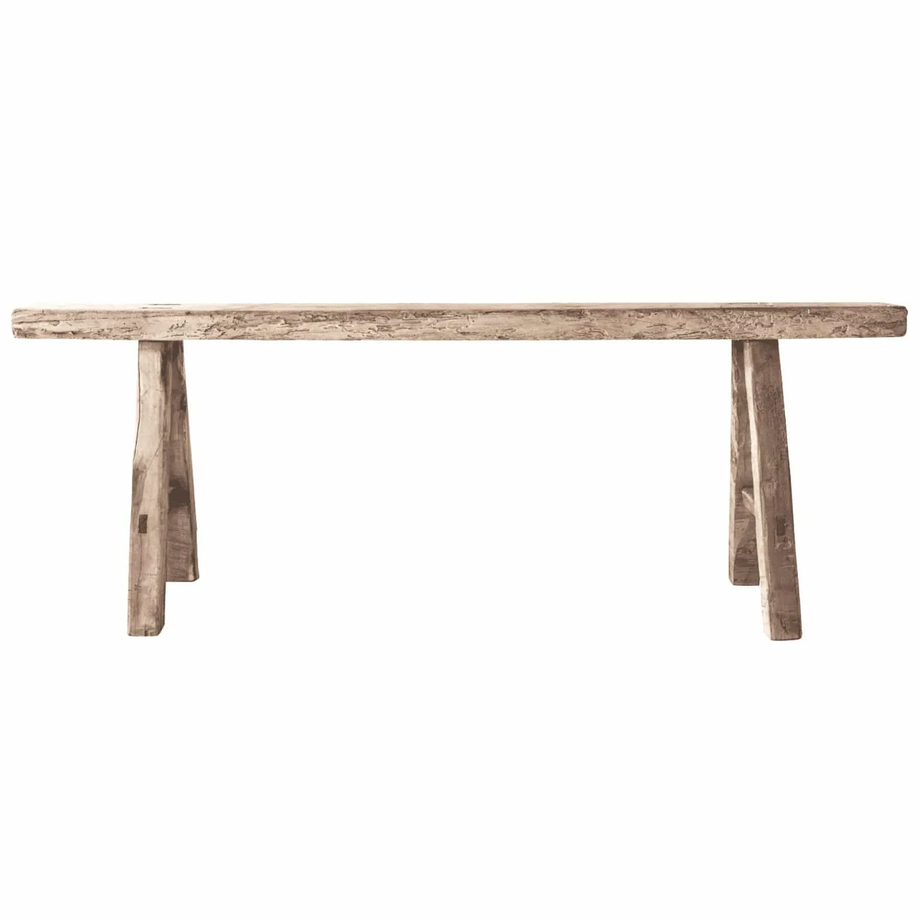 Vintage Elm Wood Bench | 110-140cm Zoco Home
