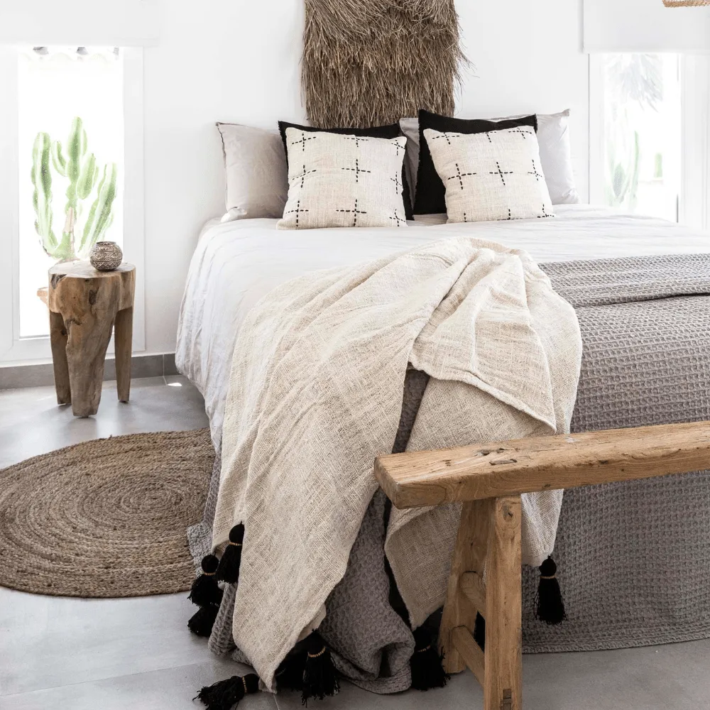 Vintage Elm Wood Bench | 110-140cm Zoco Home
