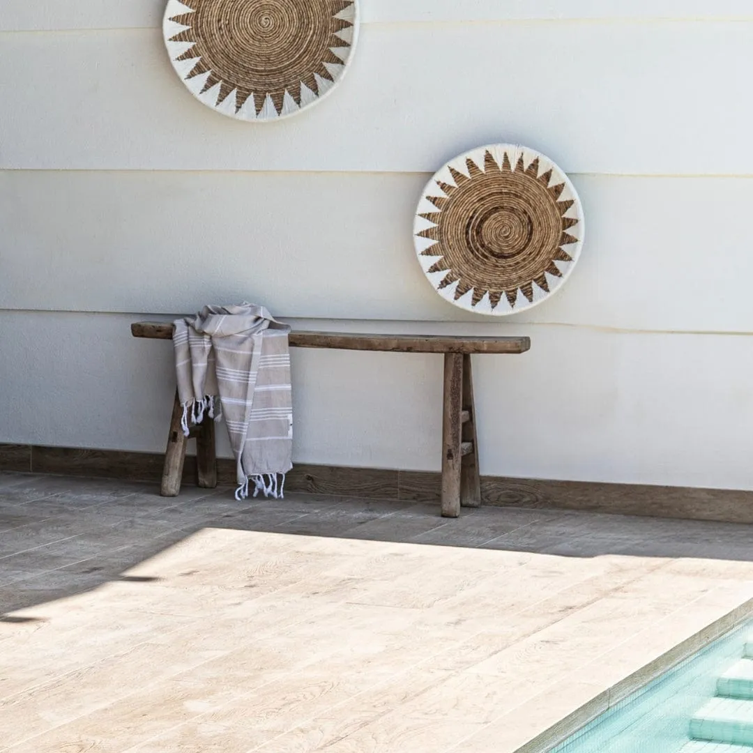 Vintage Elm Wood Bench | 110-140cm Zoco Home