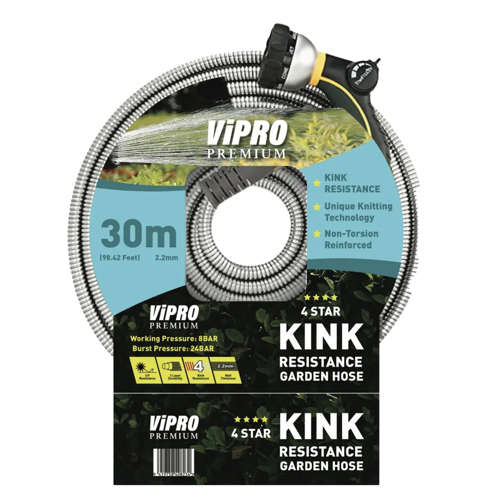 Vipro Premium Garden Hose 30m Heavy Duty