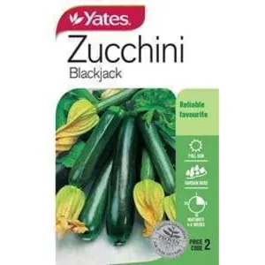 Yates Seeds Courgette Black Jack