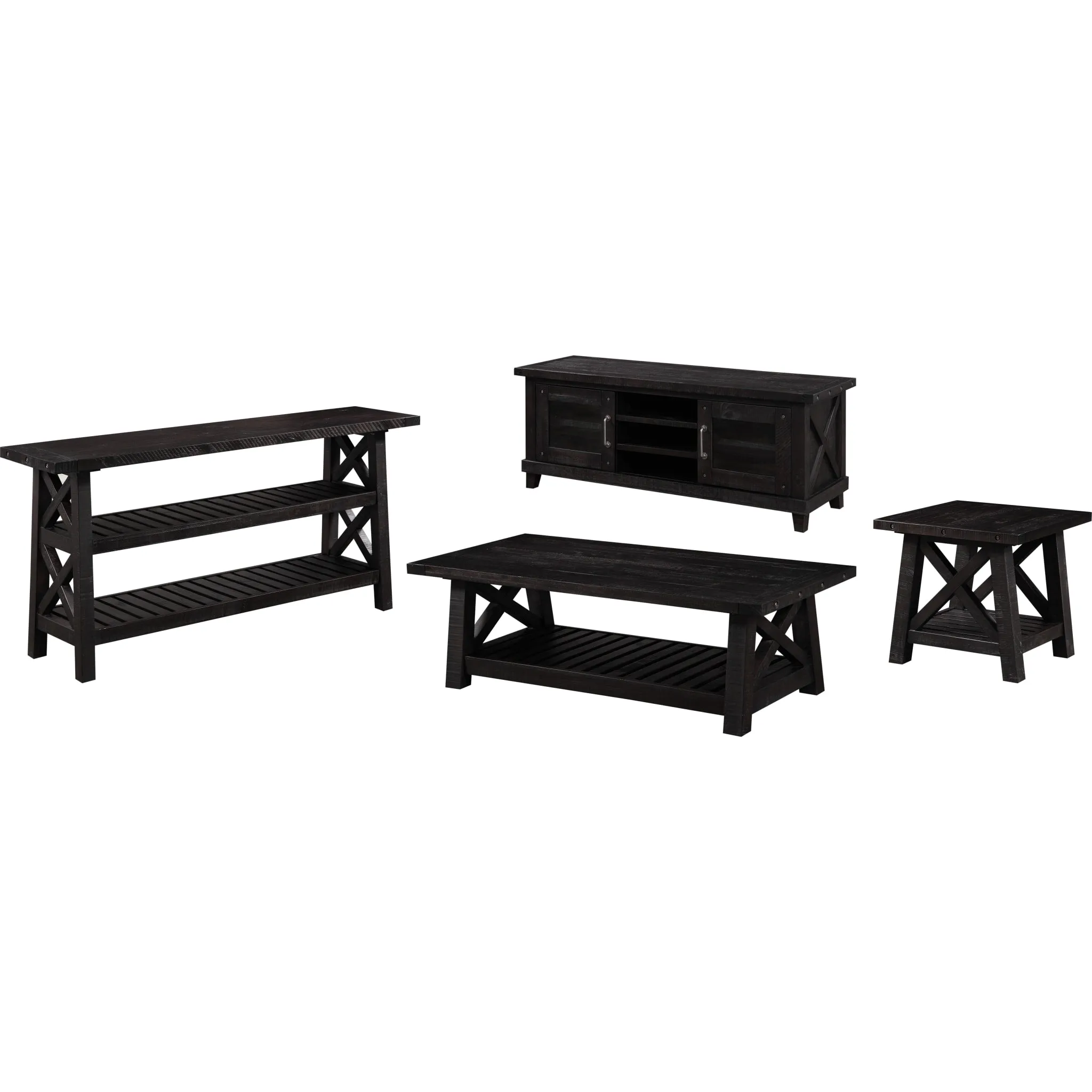 Yosemite Solid Wood Console Table in Cafe Modus
