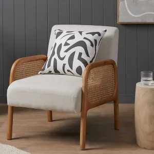 Zane Throw Cushion Cover Mocka